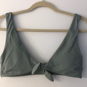 No Boundaries Ribbed Bathing Suit Top